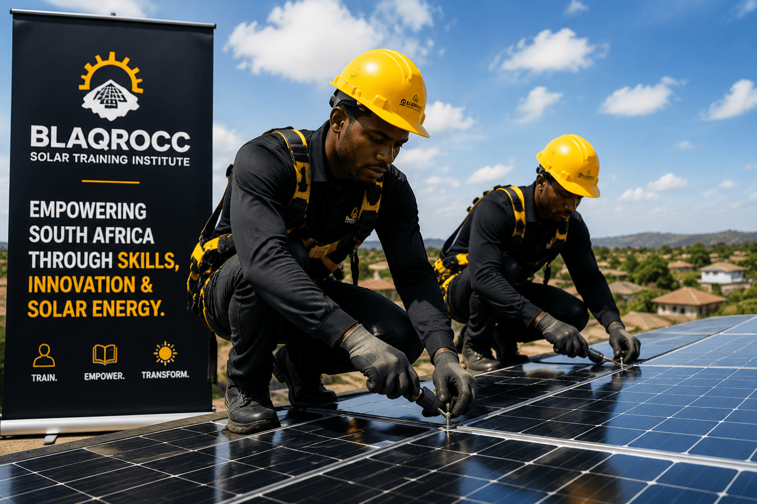 BlaqRocc solar installation training